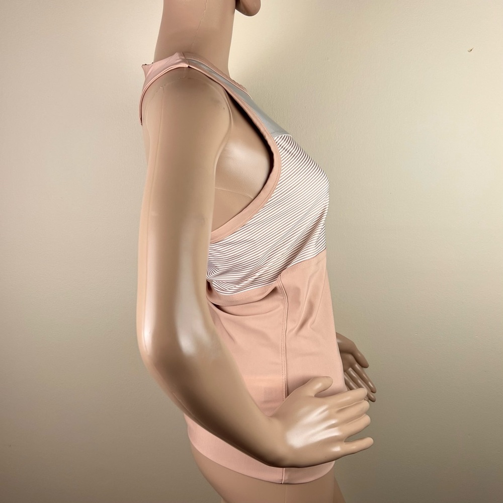 ADIDAS BY STELLA MCCARTNEY BEIGE RACERBACK TANK TOP - Picture 4 of 5